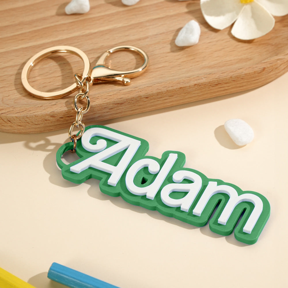 Personalized Backpack Name Tag Bag Charm Back to School Gift for Children