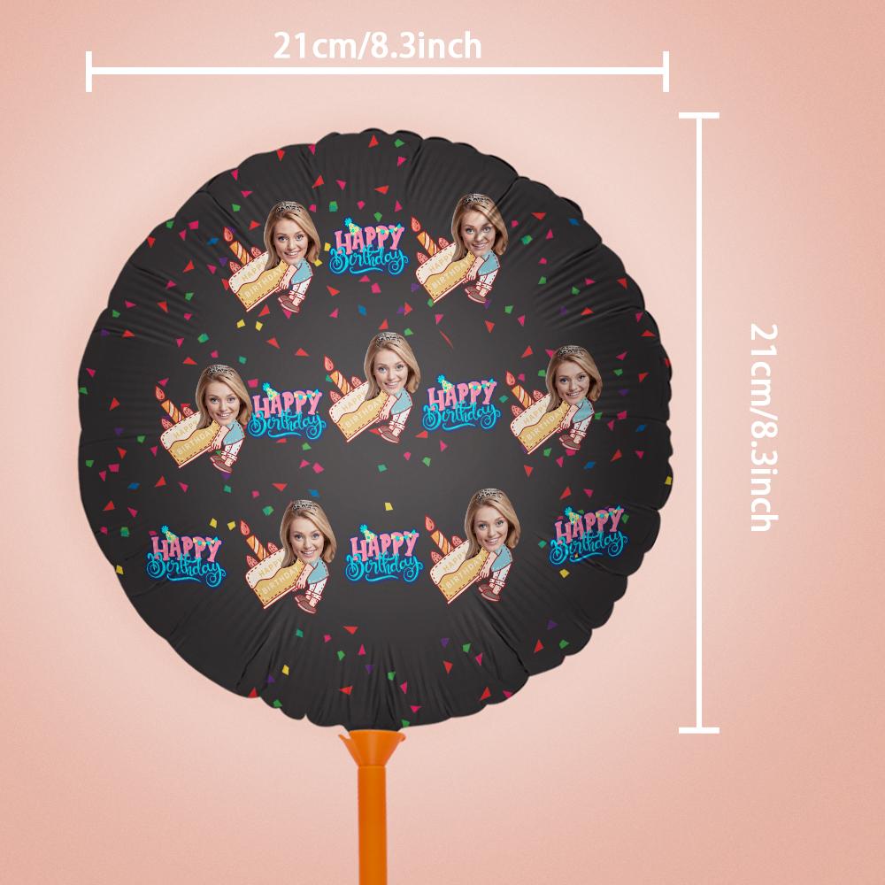 Personalized Face Funny Birthday Balloons for Party Decoration Supplies