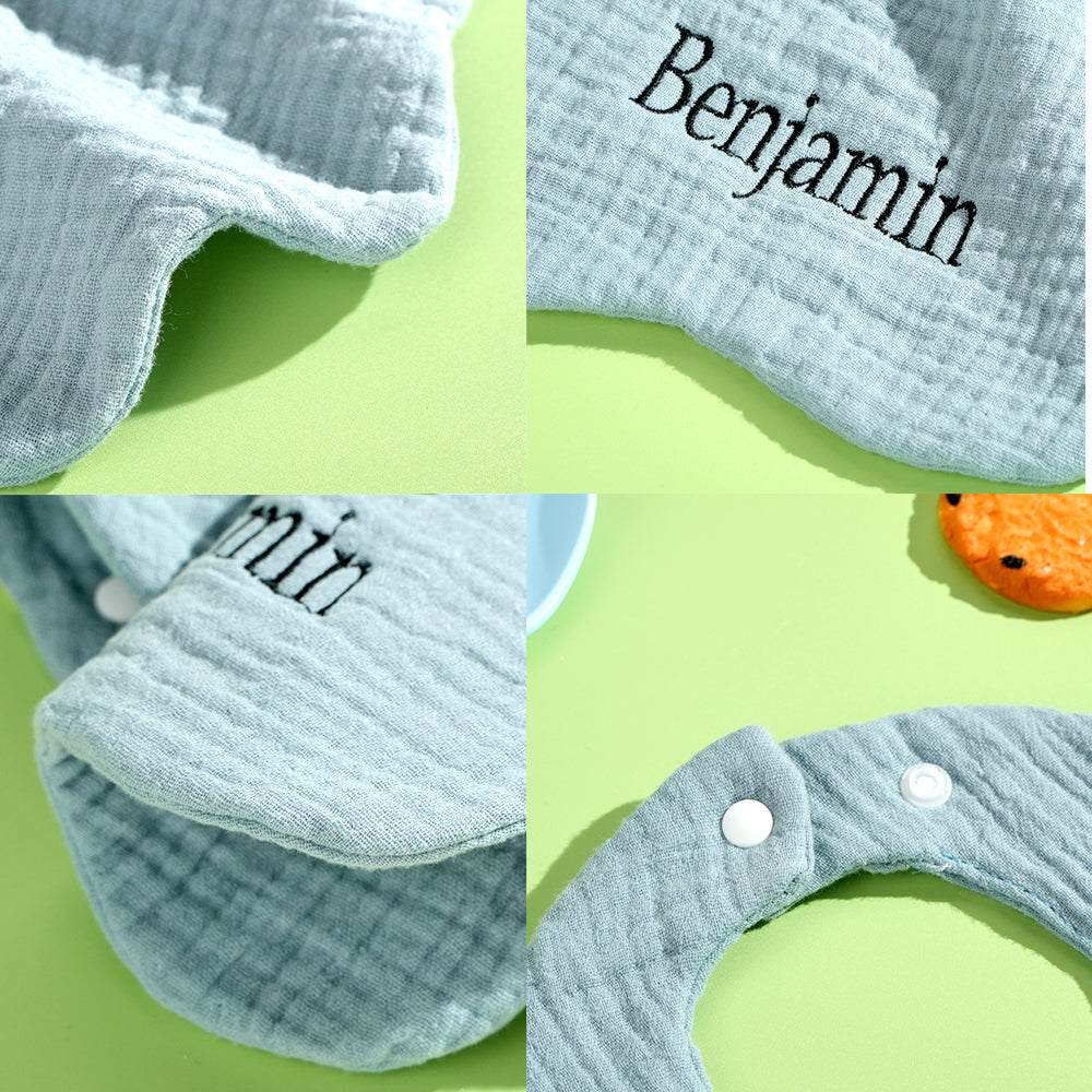 Personalized Baby Bib with Embroidered Name Gifts for Baby