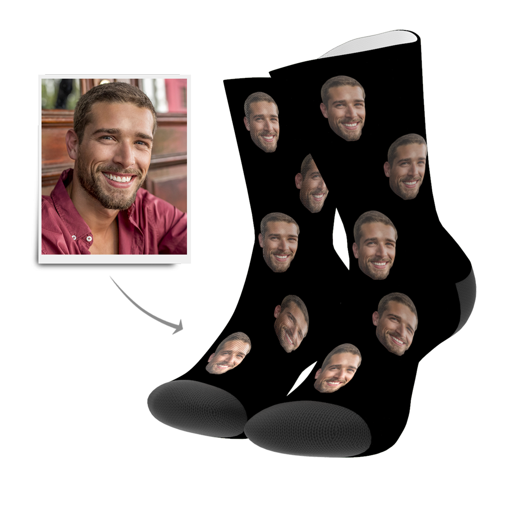 Custom Face Socks Personalized Photo Sock