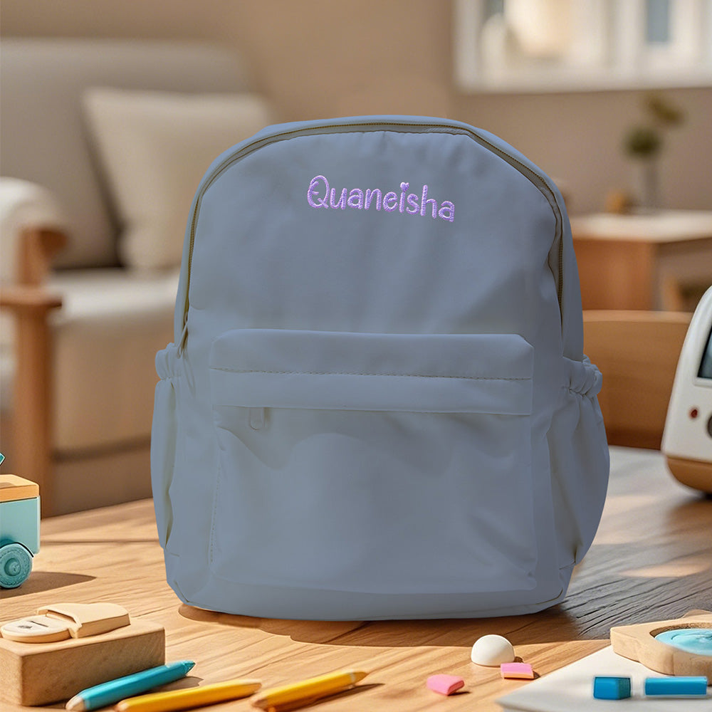 Personalized Name Embroidery Backpack Custom Rabbit Ear Backpack School Bags Gift for Kids