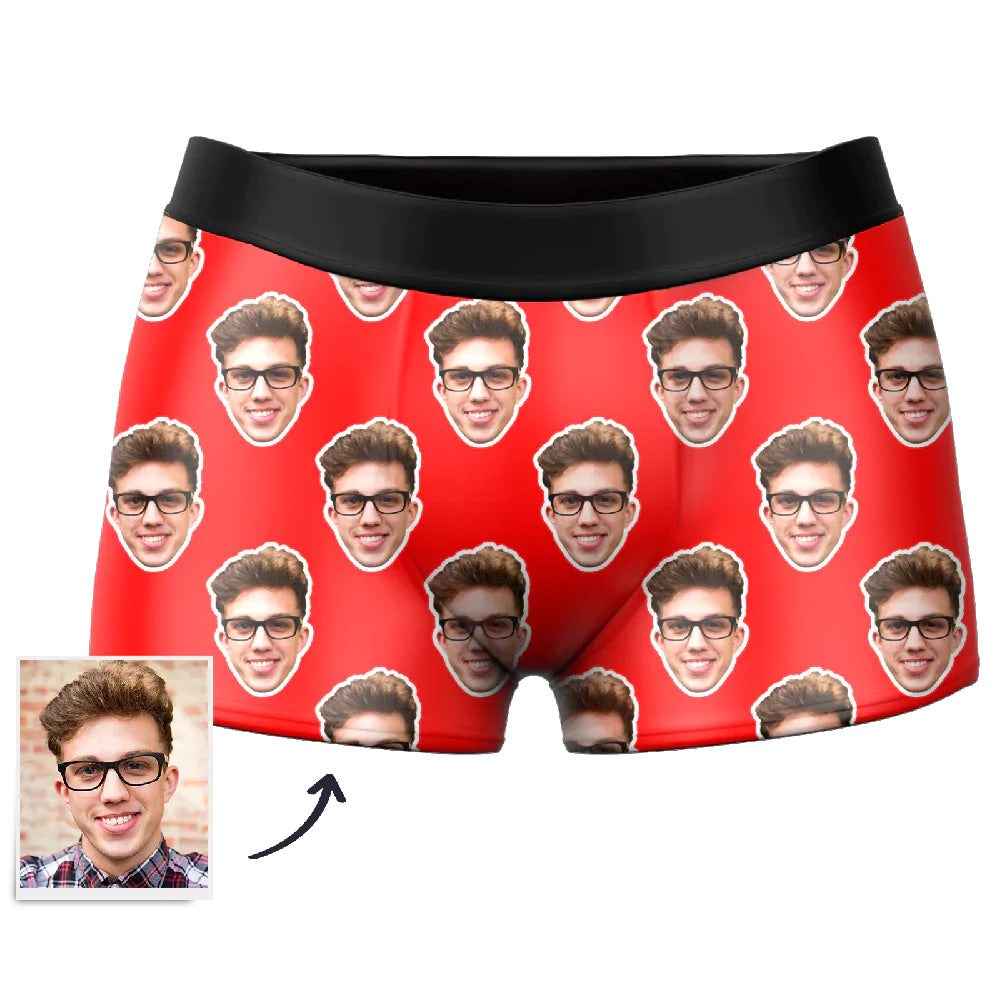 Custom Face Boxer Shorts Men's Underwear