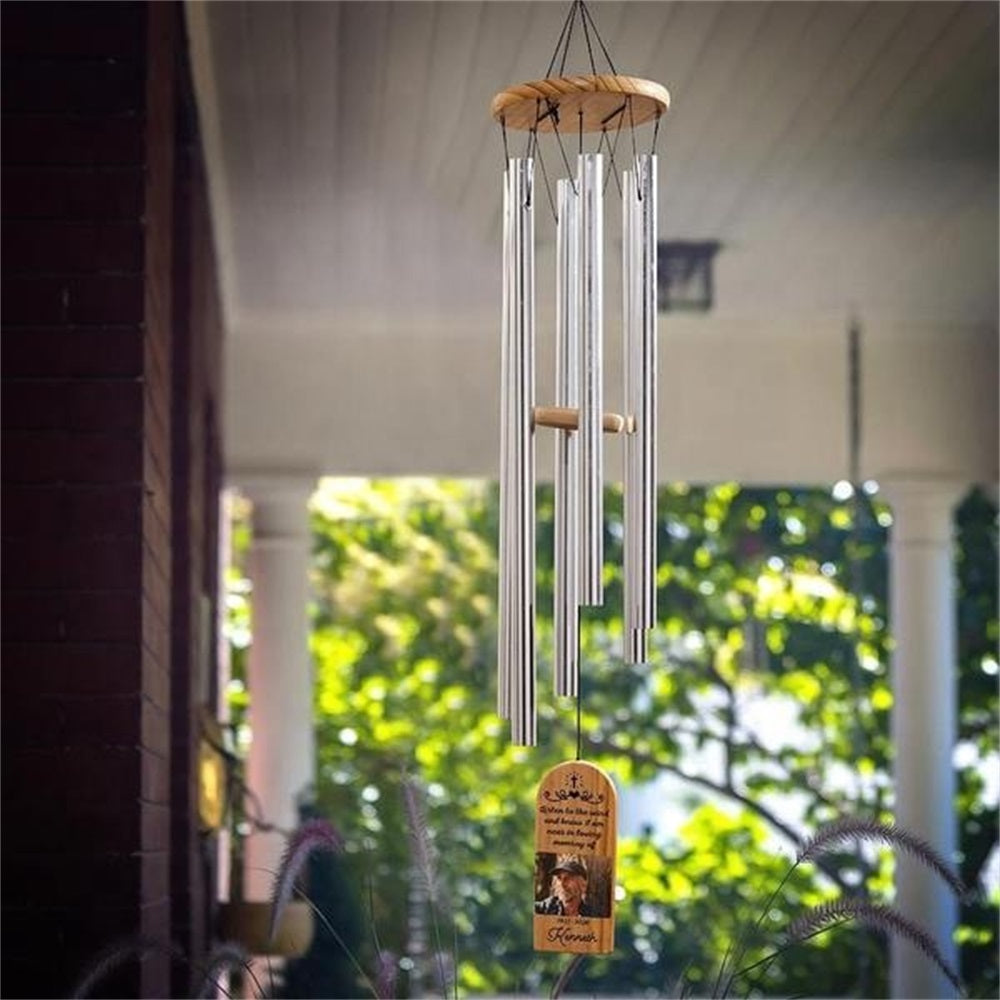 Personalized Memorial Wind Chimes Custom Tribute Wind Chime