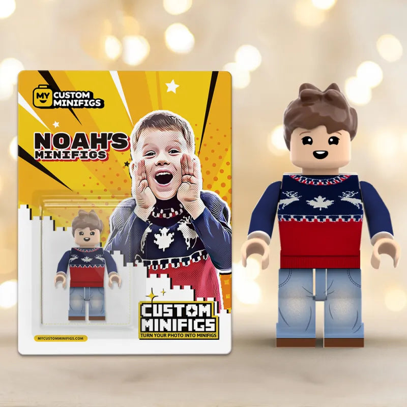 Full Body Custom Minifigs Personalized Photo MiniFigs Christmas Gift (10 Business Days for Production)