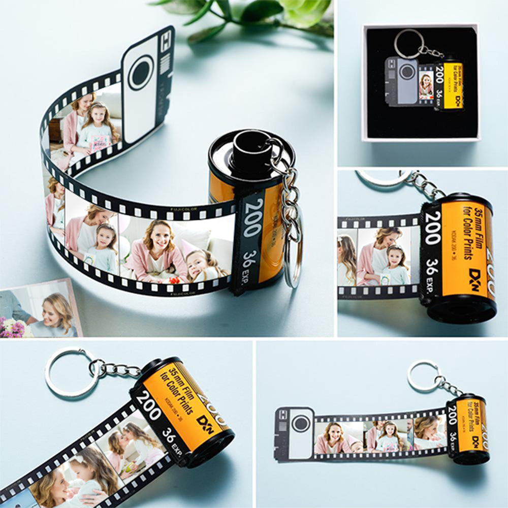 Custom Camera Film Roll Keychain