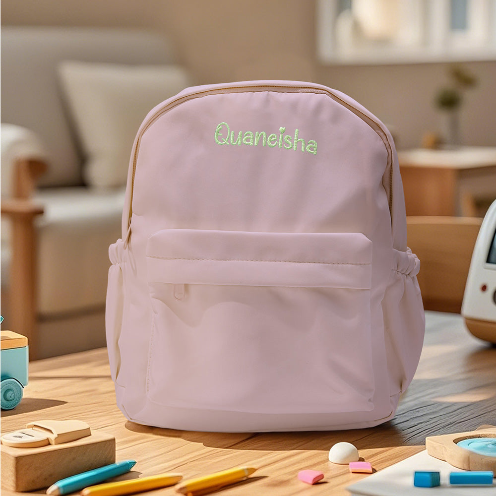 Personalized Name Embroidery Backpack Custom Rabbit Ear Backpack School Bags Gift for Kids