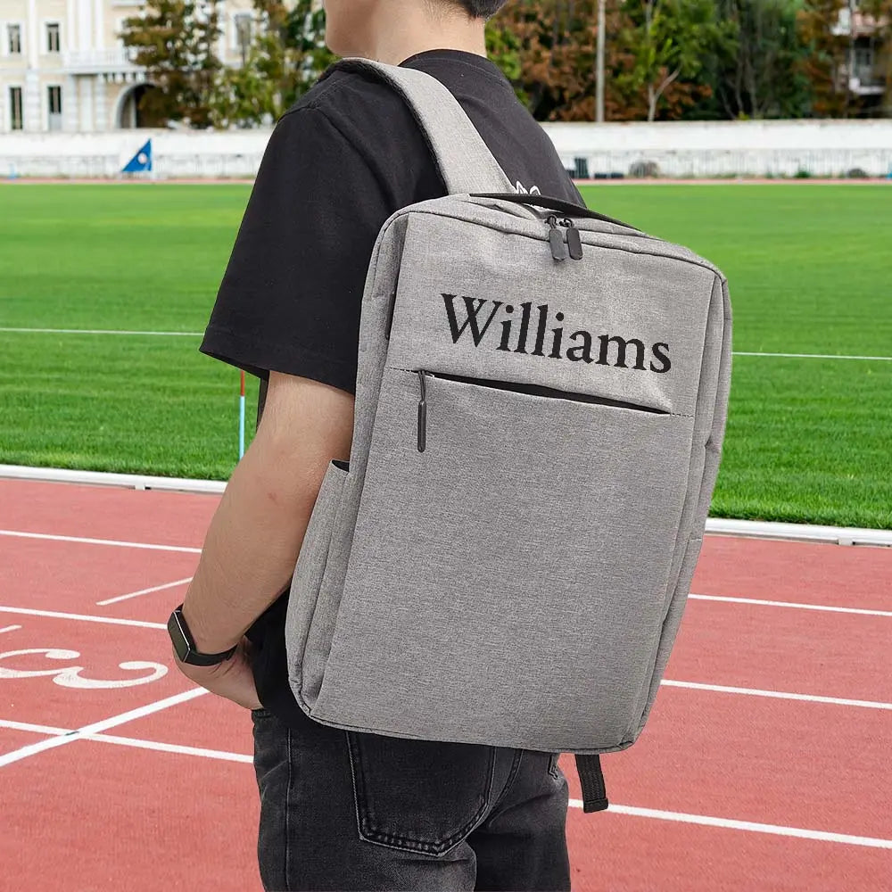 Personalized Name Backpack College School Computer Bag Gift for for Men or Women Fits 15.6 Inch Notebook Back to School Gift