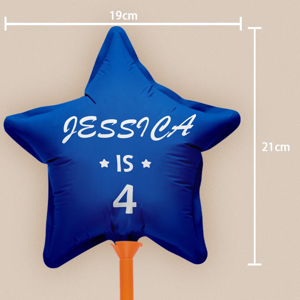 Personalized Star Birthday Balloons for Birthday Party Decoration Supplies