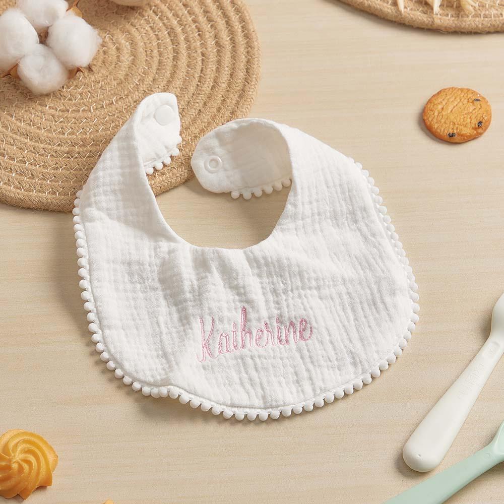 Personalized Baby Bib with Embroidered Name Gift for Baby