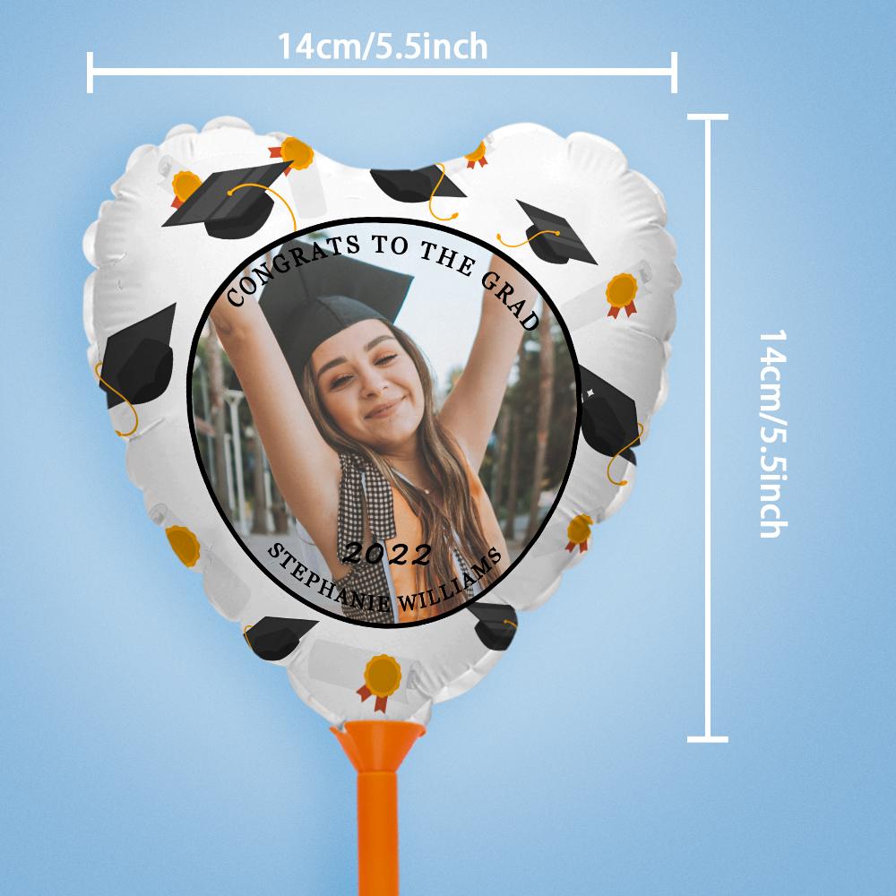 CONGRATS TO THE GRAD Balloons Custom Photo Graduation Balloons Party Supplies