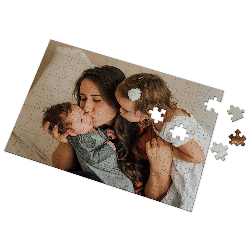 Custom Cardboard Jigsaw Puzzle - 6 Sizes