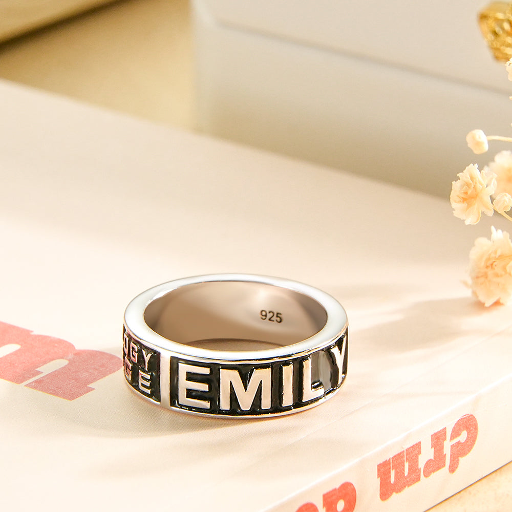 Personalized Name Custom School Name Ring – A Unique Graduation Gift