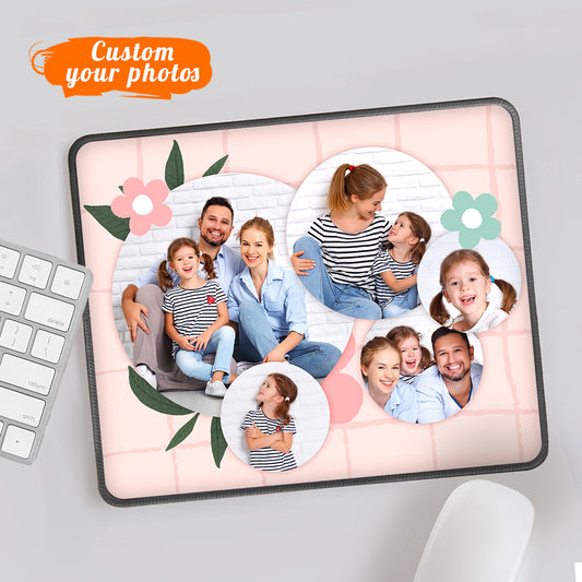 Custom Photo Mouse Pads Personalized Gaming Mat for Family