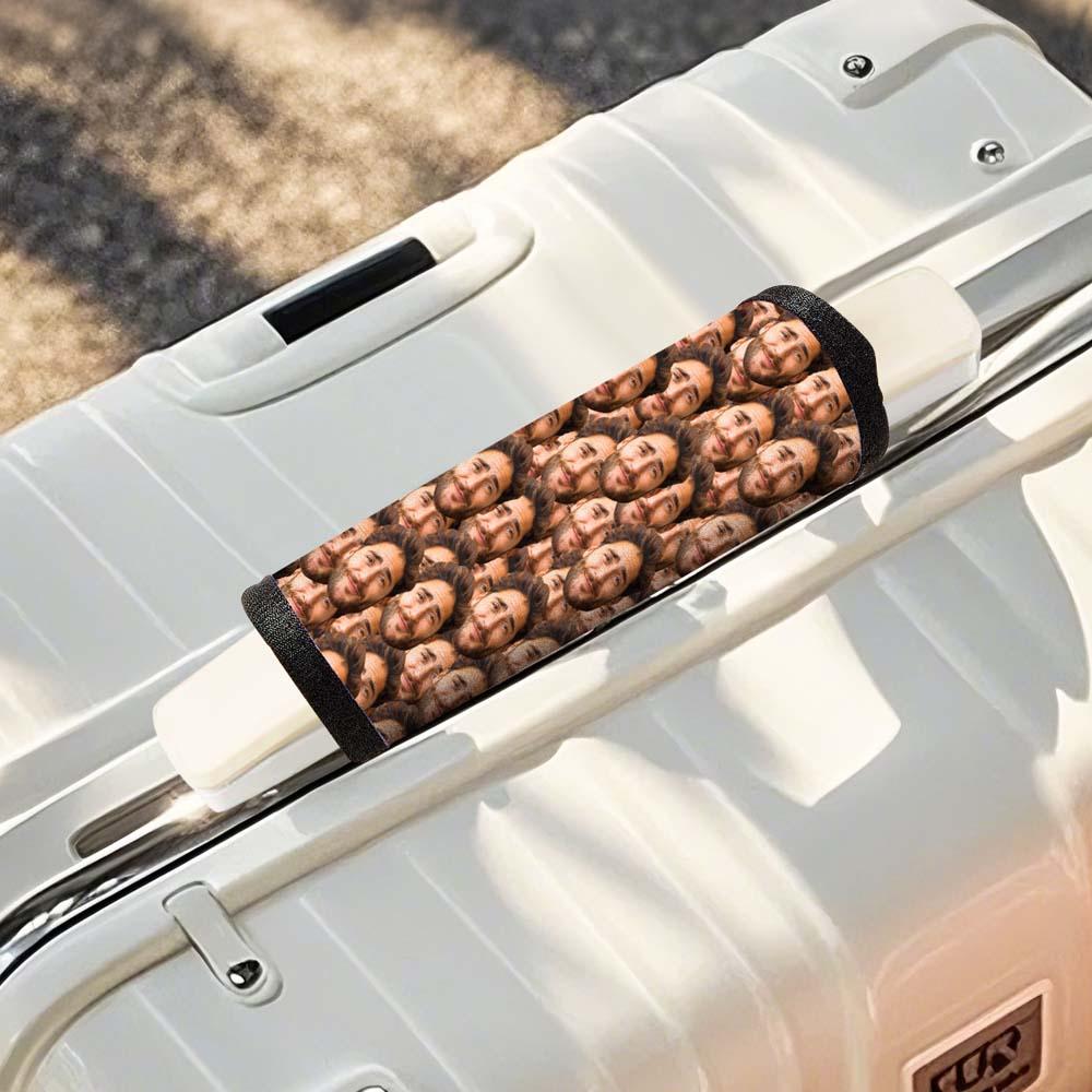 Personalized funny Luggage Handle Wraps Travel Accessories Gift for Travel Lovers