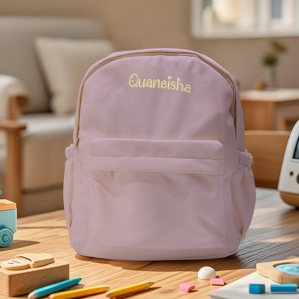 Personalized Name Embroidery Backpack Custom Rabbit Ear Backpack School Bags Gift for Kids