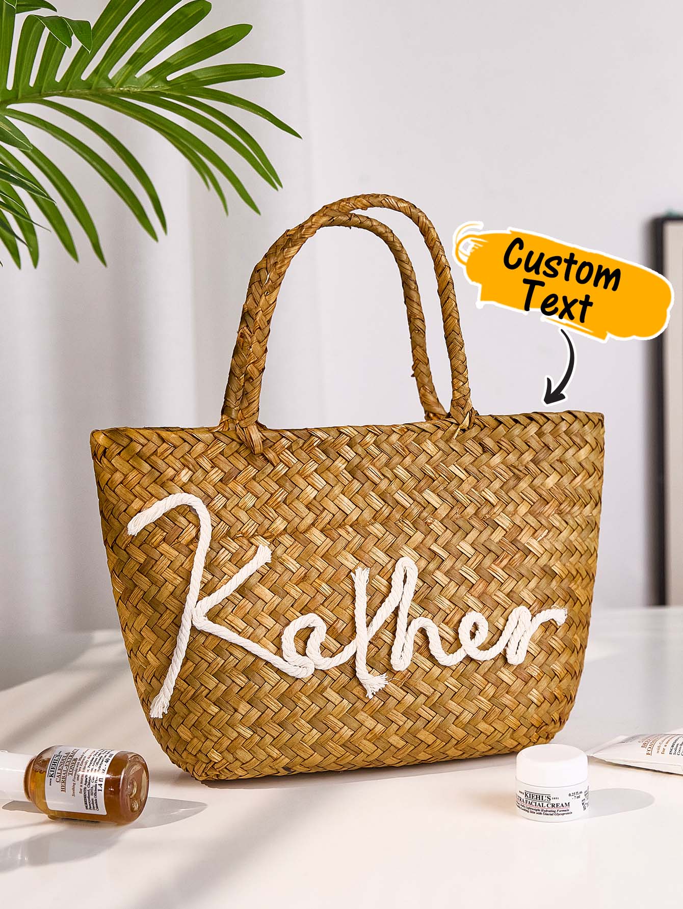 Personalized Handmade Bohemian Bucket Bag with Name Travel Beach Wedding Party Gift for Women