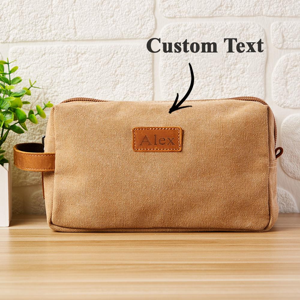 Personalized Engraved Toiletry Bag - Perfect Wedding Gift