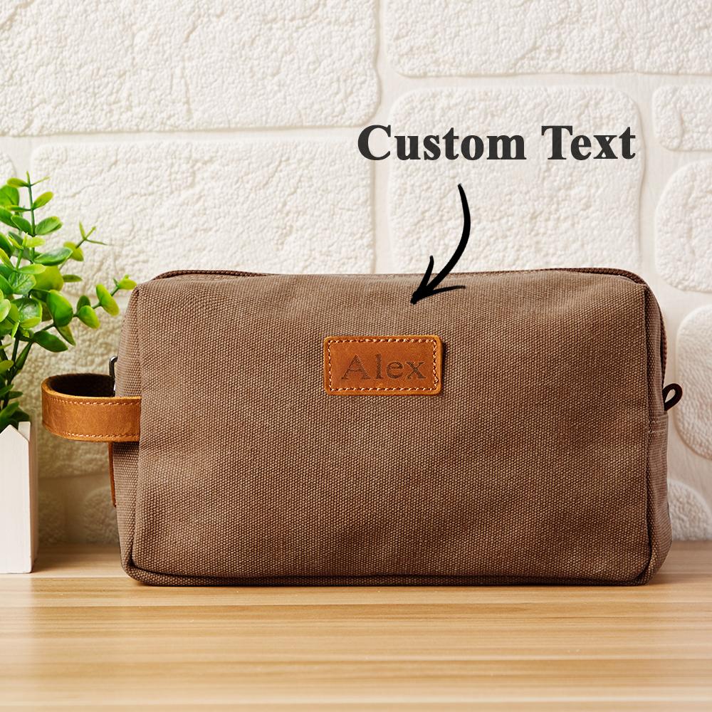 Personalized Engraved Toiletry Bag - Perfect Wedding Gift