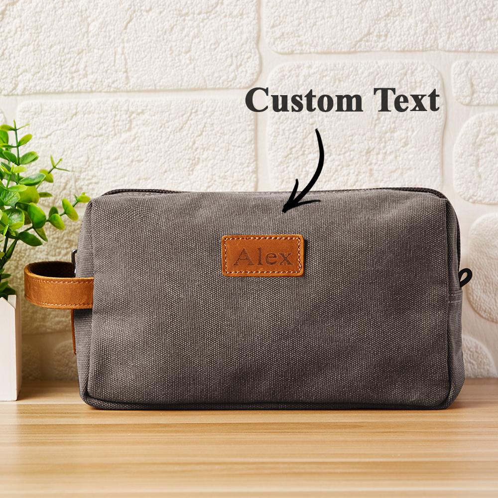 Personalized Engraved Toiletry Bag - Perfect Wedding Gift