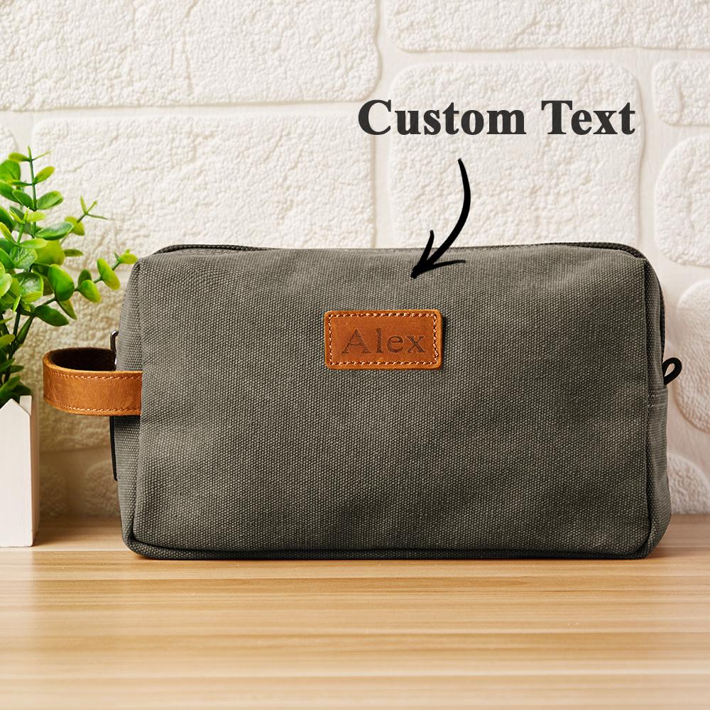 Personalized Engraved Toiletry Bag - Perfect Wedding Gift