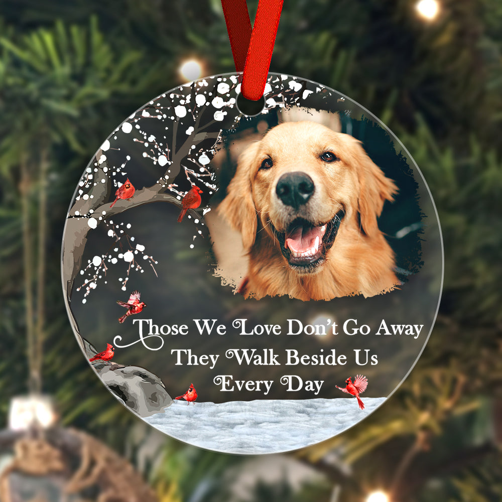 Personalized Memorial Ornament with Photo Christmas Ornament Memorial Gift for Family or Friends