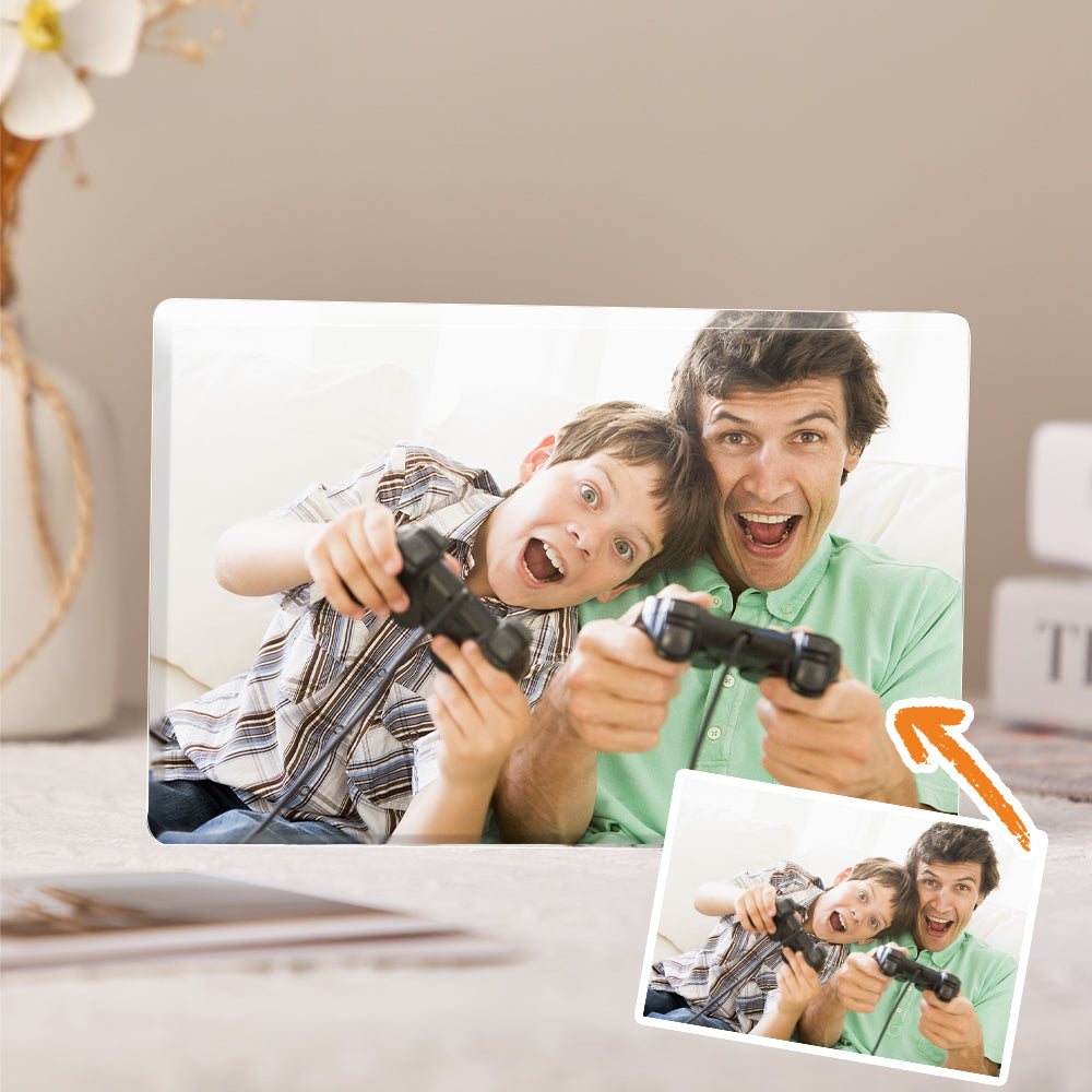 Custom Acrylic Block Photo Frame Desktop Picture Frame Plaque