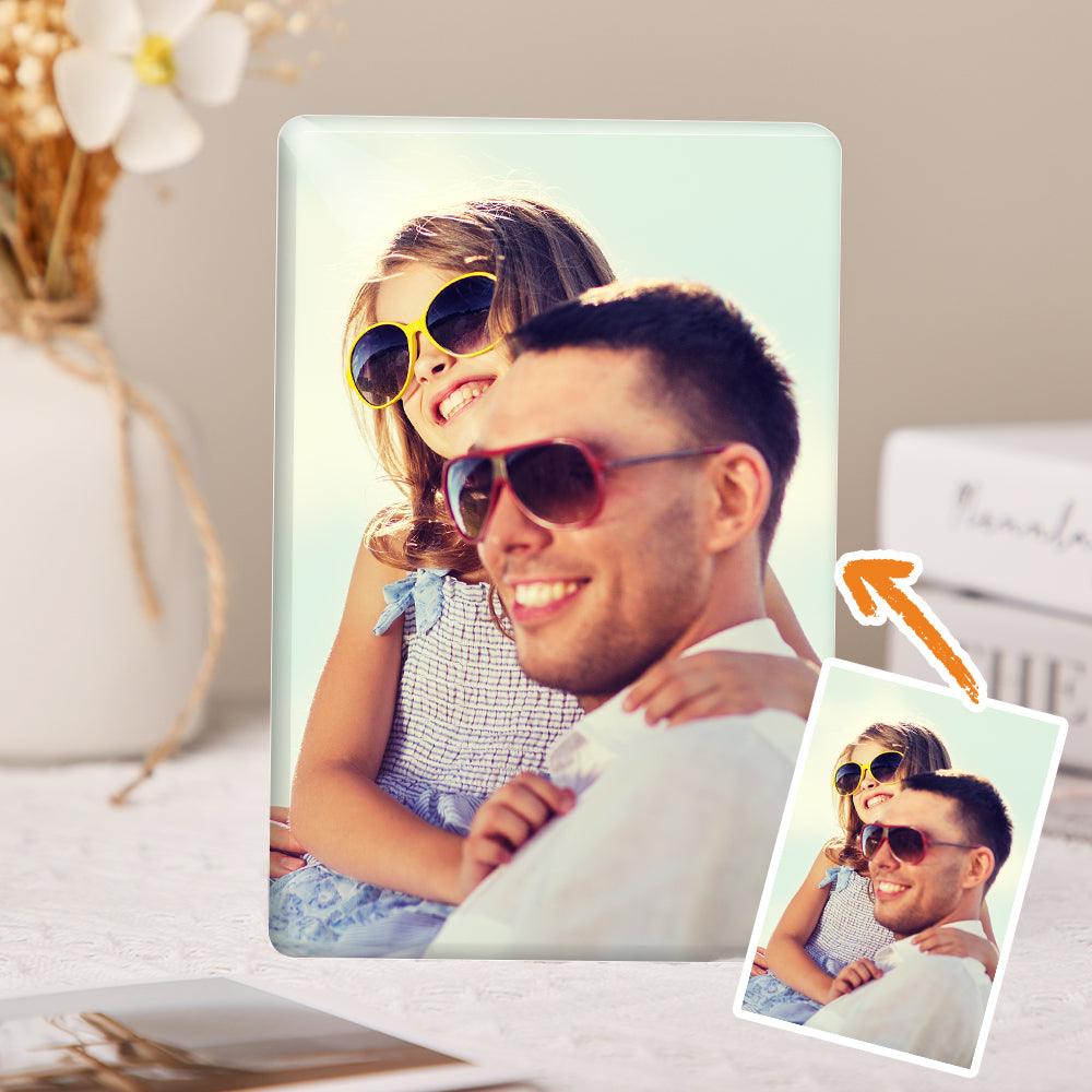 Custom Acrylic Block Photo Frame Desktop Picture Frame Plaque