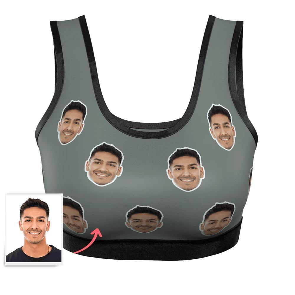 Custom Face Women's Sports Bra - 8 Colors