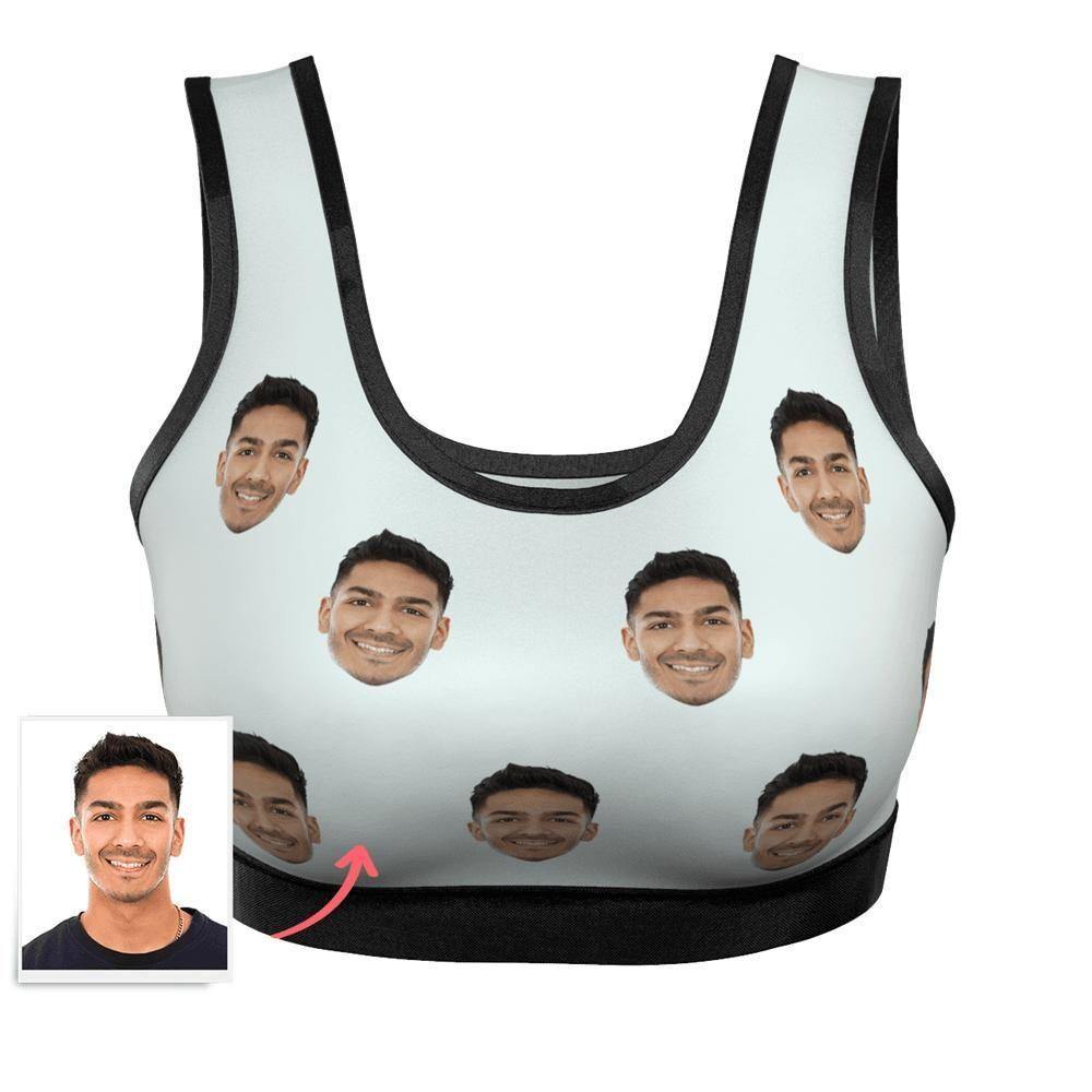 Custom Face Women's Sports Bra - 8 Colors