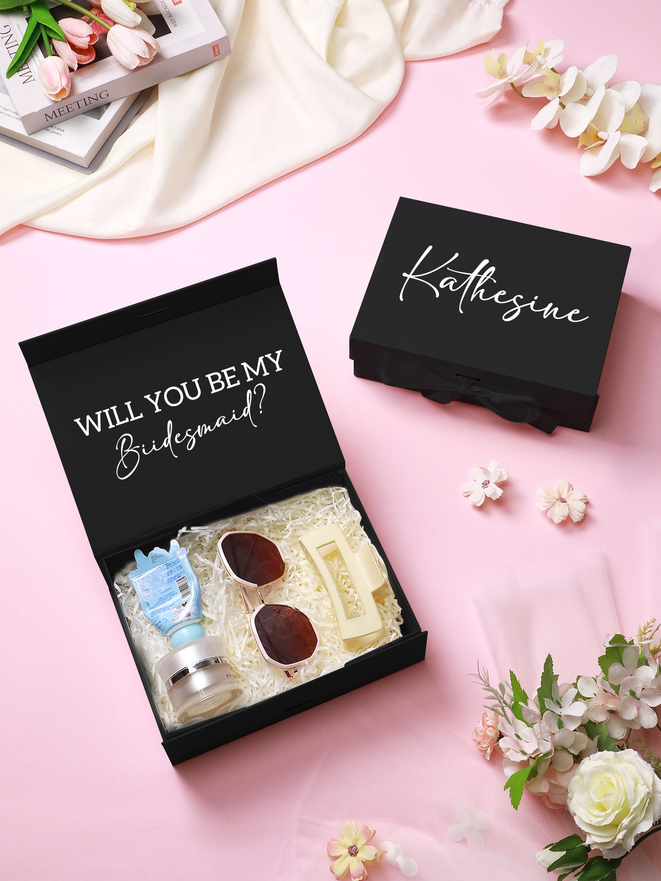 Personalized Bridesmaid Proposal Box Custom Bridesmaid Gift Box Bridesmaid Empty Box Gift for Bridesmaid