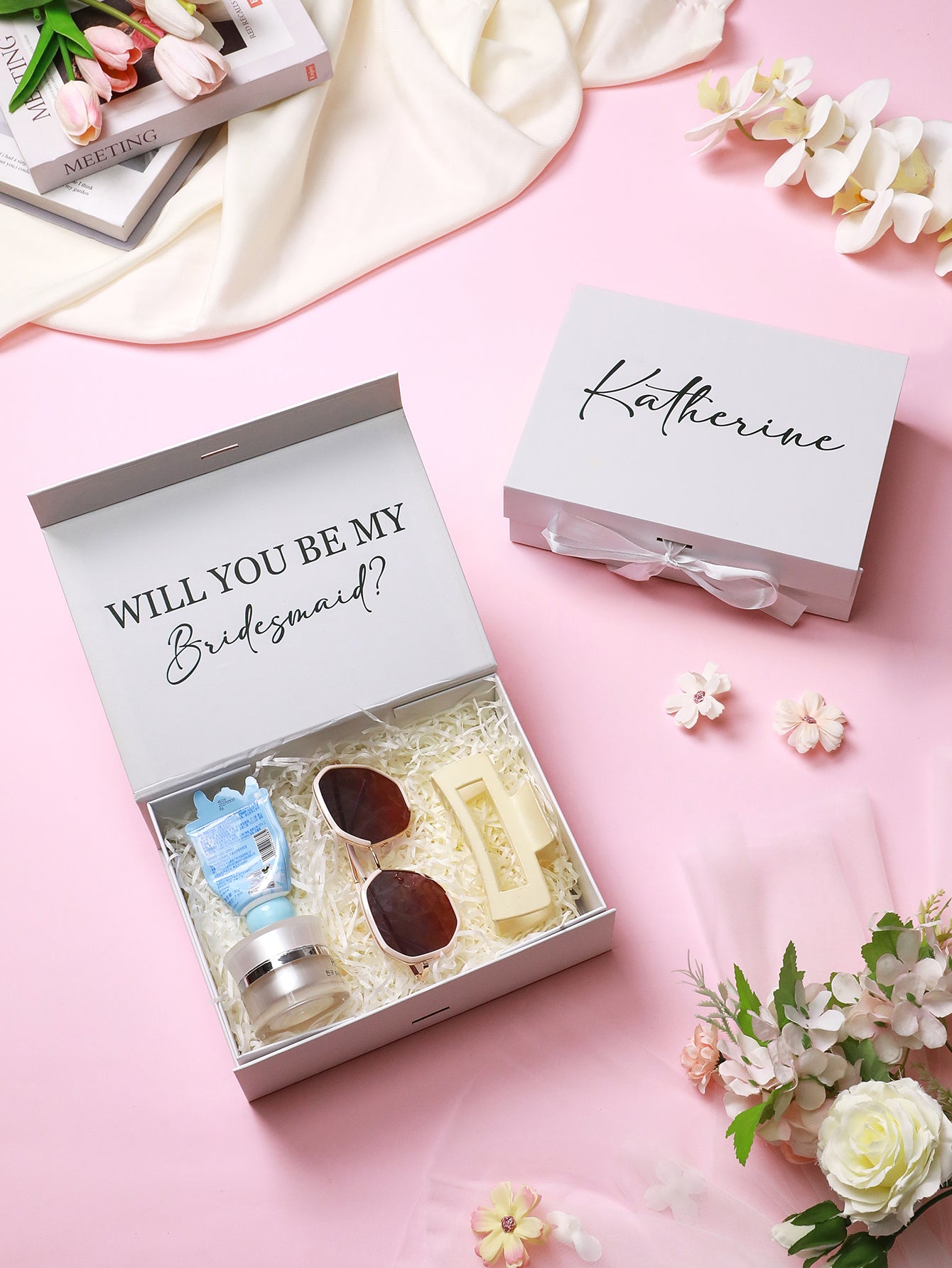 Personalized Bridesmaid Proposal Box Custom Bridesmaid Gift Box Bridesmaid Empty Box Gift for Bridesmaid