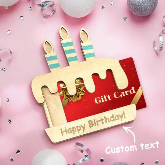 Personalized Gift Card Holder Birthday Daily Gift for Friends Family