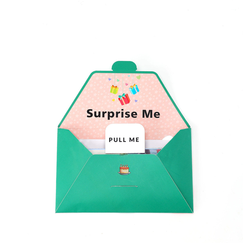 Personalise Surprise Confetti Card Birthday Exploding Box Card Custom Photo 3D Pop-Up Greeting Card