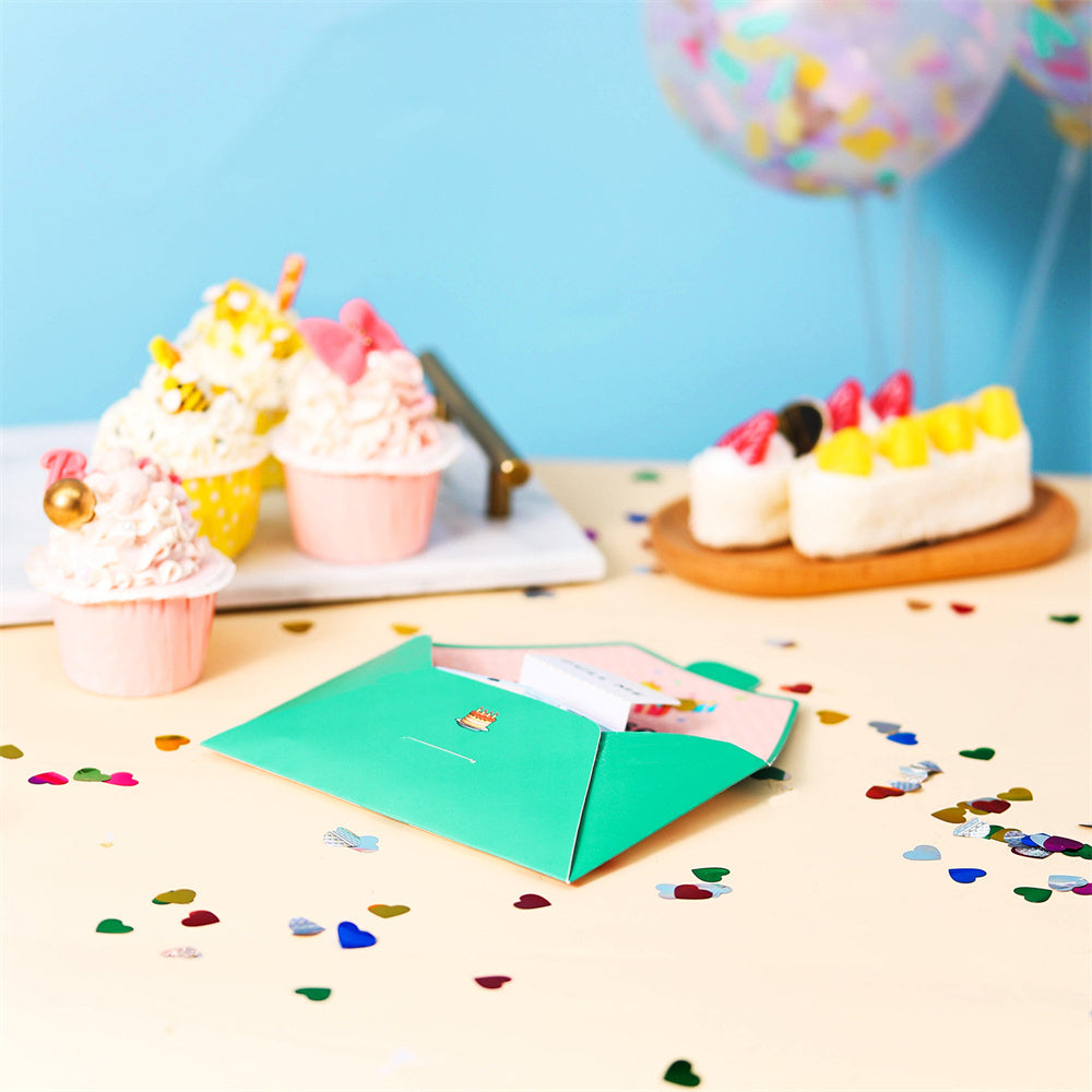 Personalise Surprise Confetti Card Birthday Exploding Box Card Custom Photo 3D Pop-Up Greeting Card