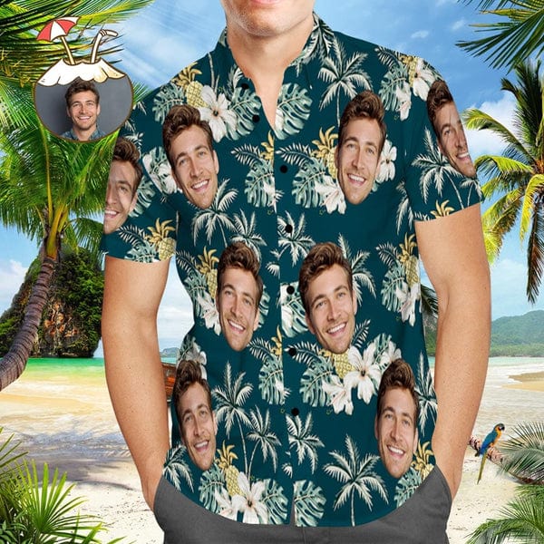 Custom Hawaiian Shirt With Face Gifts for Beach Party Gifts for Men Multiple Styles