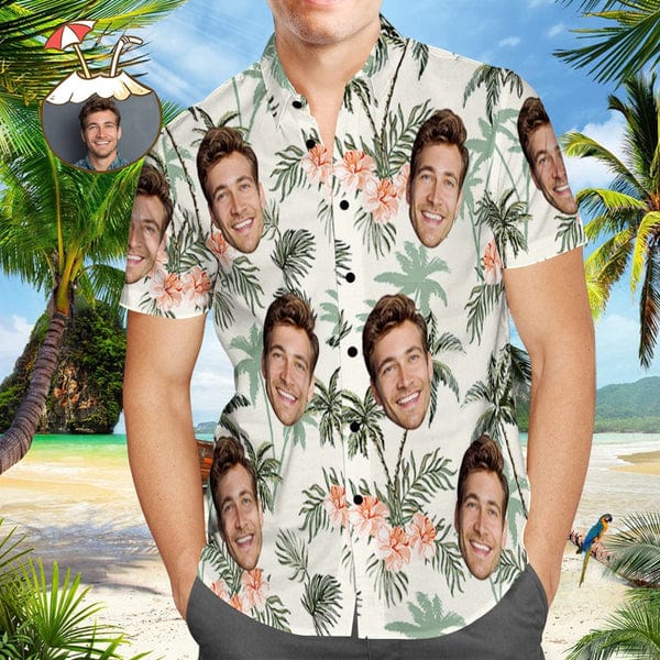 Custom Hawaiian Shirt With Face Gifts for Beach Party Gifts for Men Multiple Styles