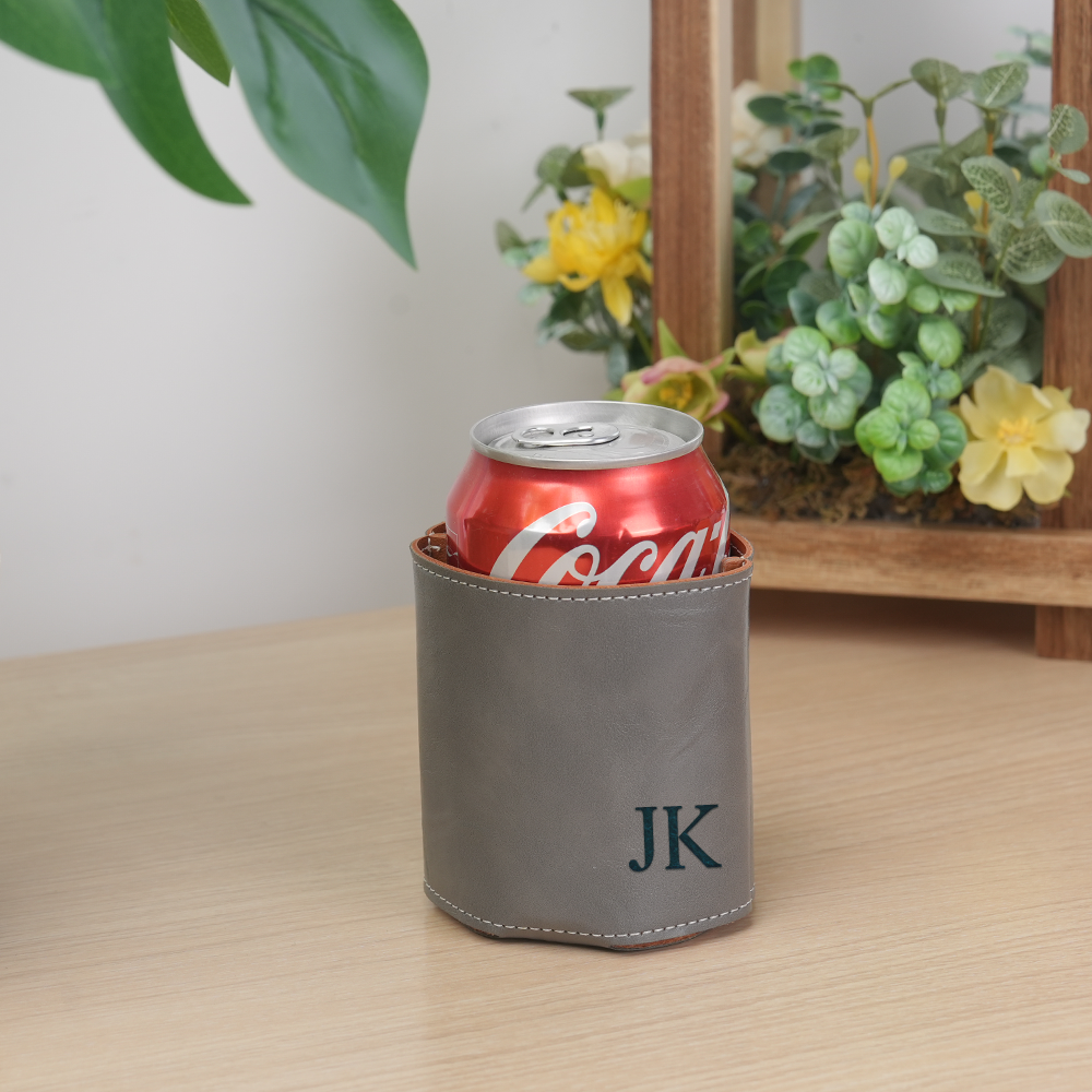 Personalized Groomsmen Can Cooler Holder Engraved Can Cooler Groomsman Gift Ideas