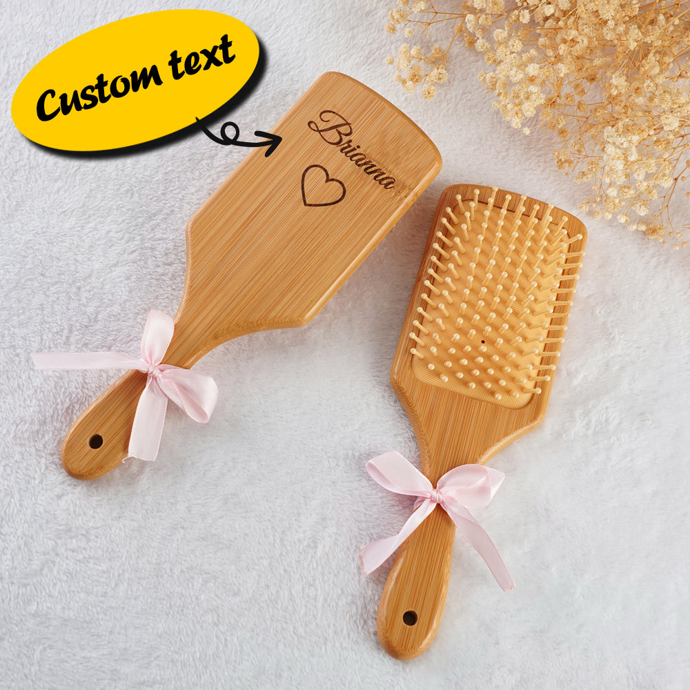 Personalized Hairbrush Custom Comb Wedding Bridesmaid Gift