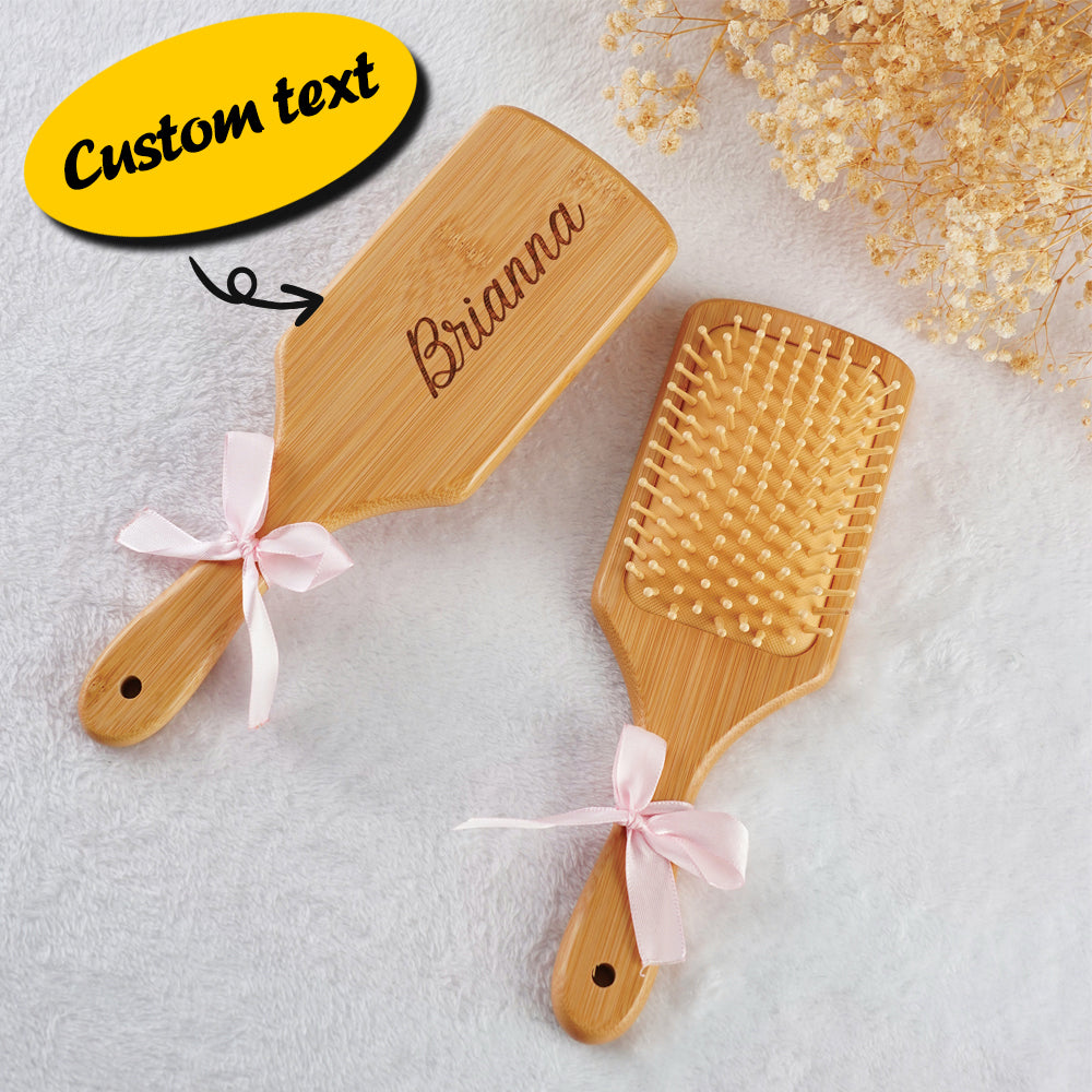 Personalized Hairbrush Custom Comb Wedding Bridesmaid Gift