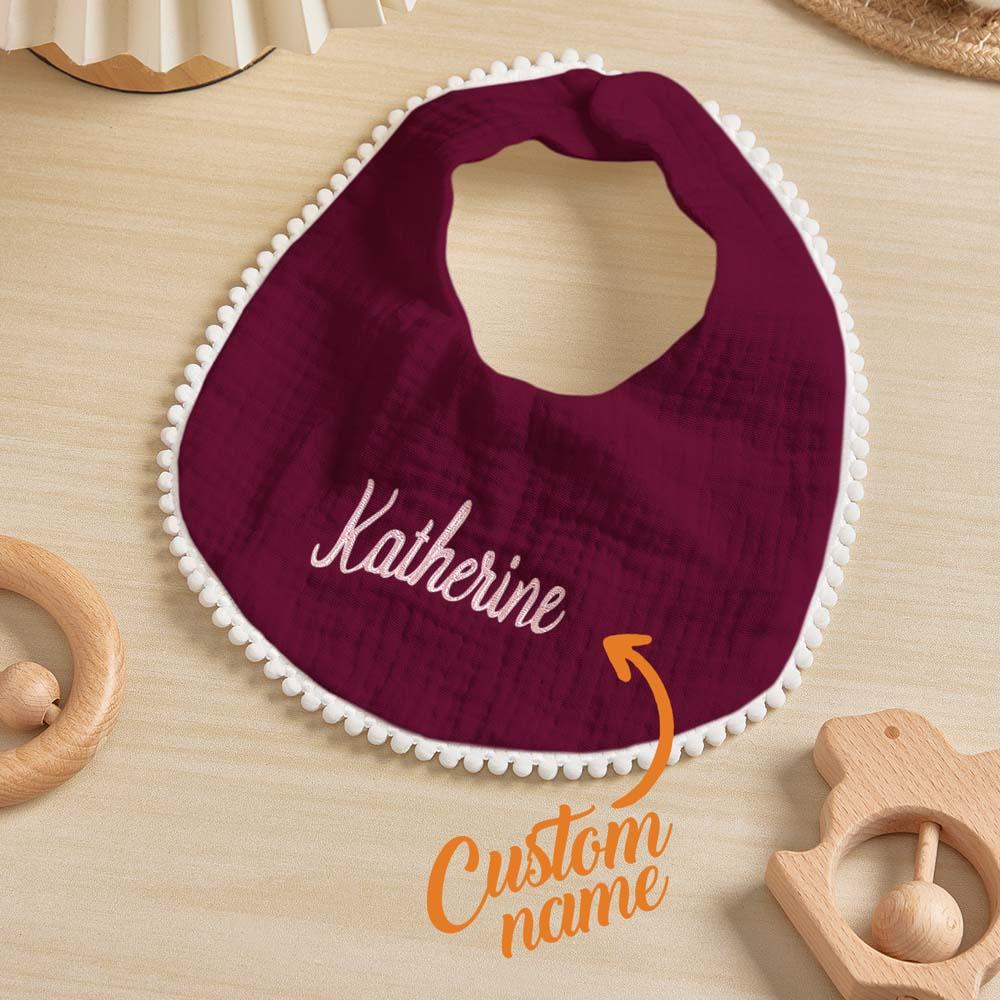 Personalized Baby Bib with Embroidered Name Gift for Baby