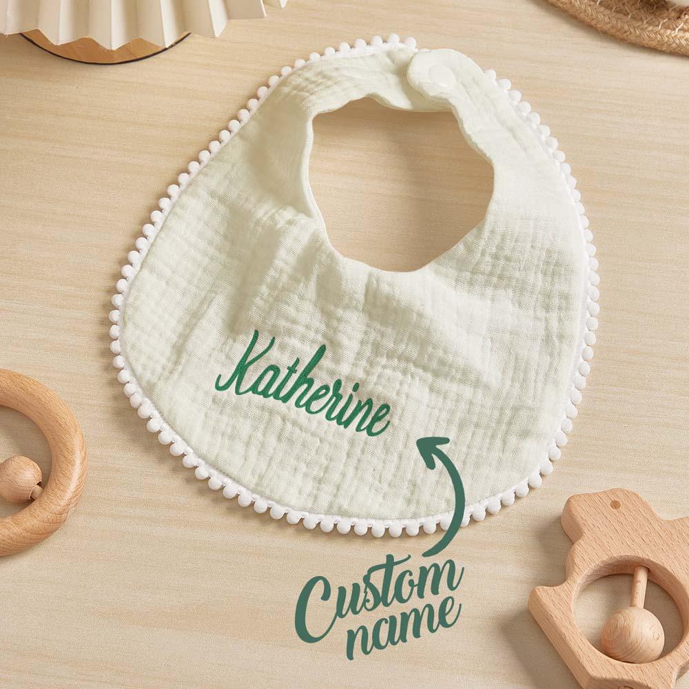 Personalized Baby Bib with Embroidered Name Gift for Baby