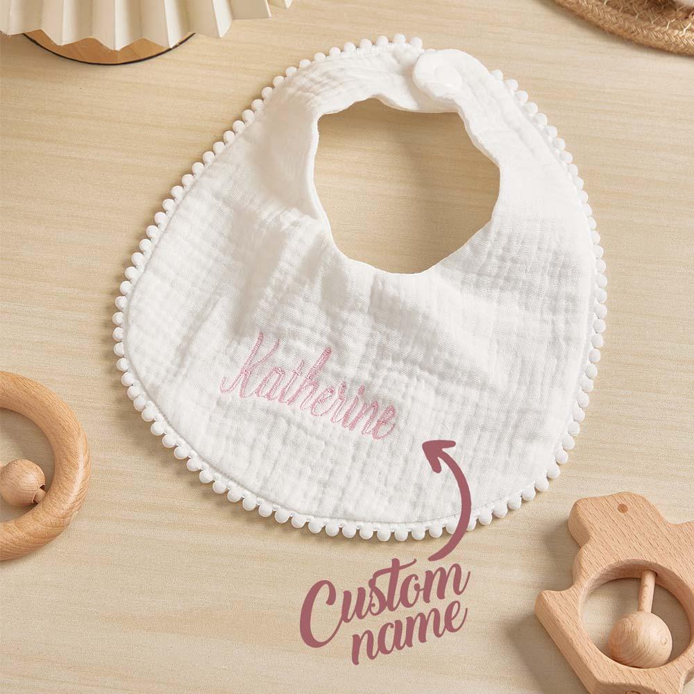 Personalized Baby Bib with Embroidered Name Gift for Baby