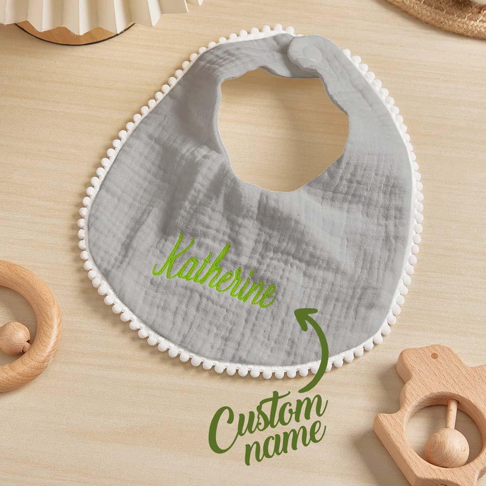 Personalized Baby Bib with Embroidered Name Gift for Baby