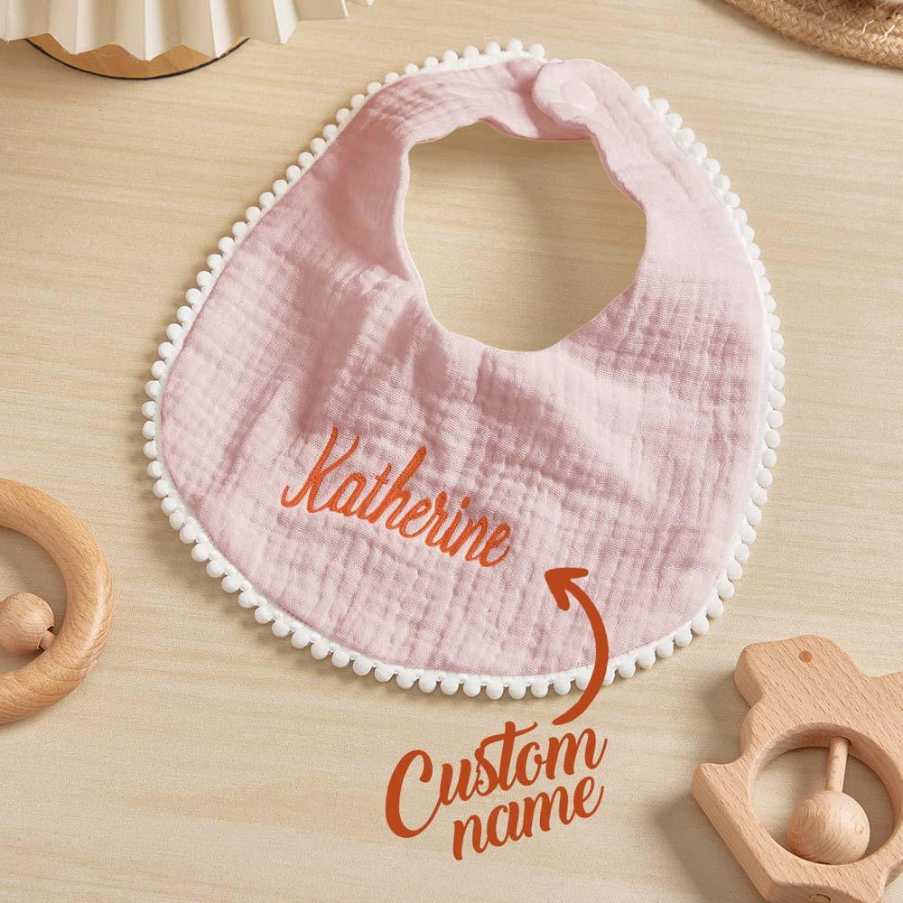 Personalized Baby Bib with Embroidered Name Gift for Baby