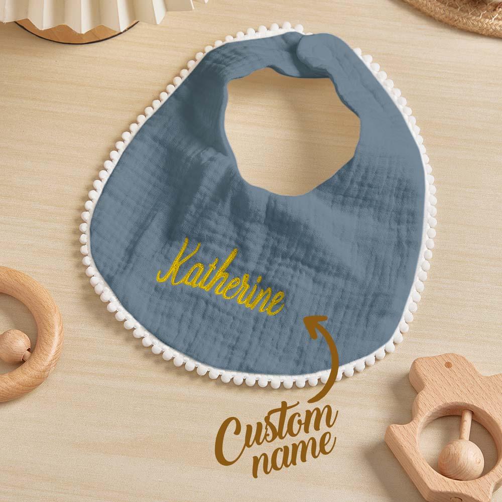 Personalized Baby Bib with Embroidered Name Gift for Baby