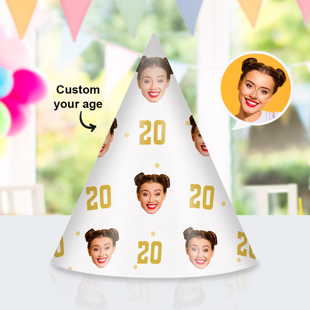 Personalized Party Hats Funny Birthday Party Decorations Supplies for Adults and Kids