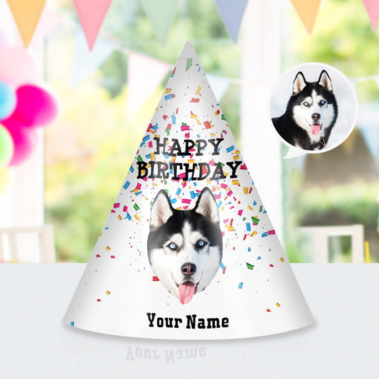 Personalized Pet Birthday Party Hat for Pet Party Decoration Supplies