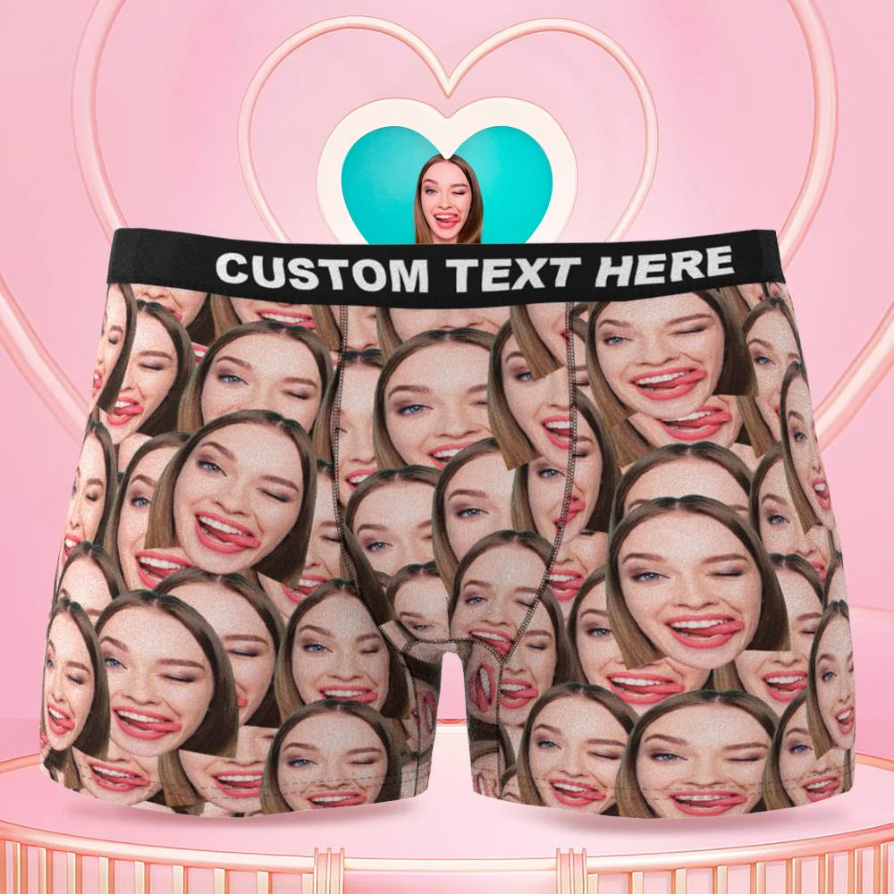 Face Mash - Custom Face Boxer Shorts