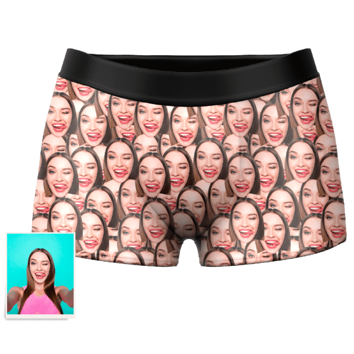 Face Mash - Custom Face Boxer Shorts