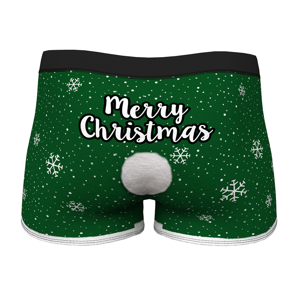 Custom Face Christmas Underwear Men's Boxers Briefs